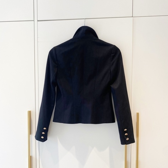 𝅺rebecca Taylor Black blazer with Bow detailing - Picture 2 of 10